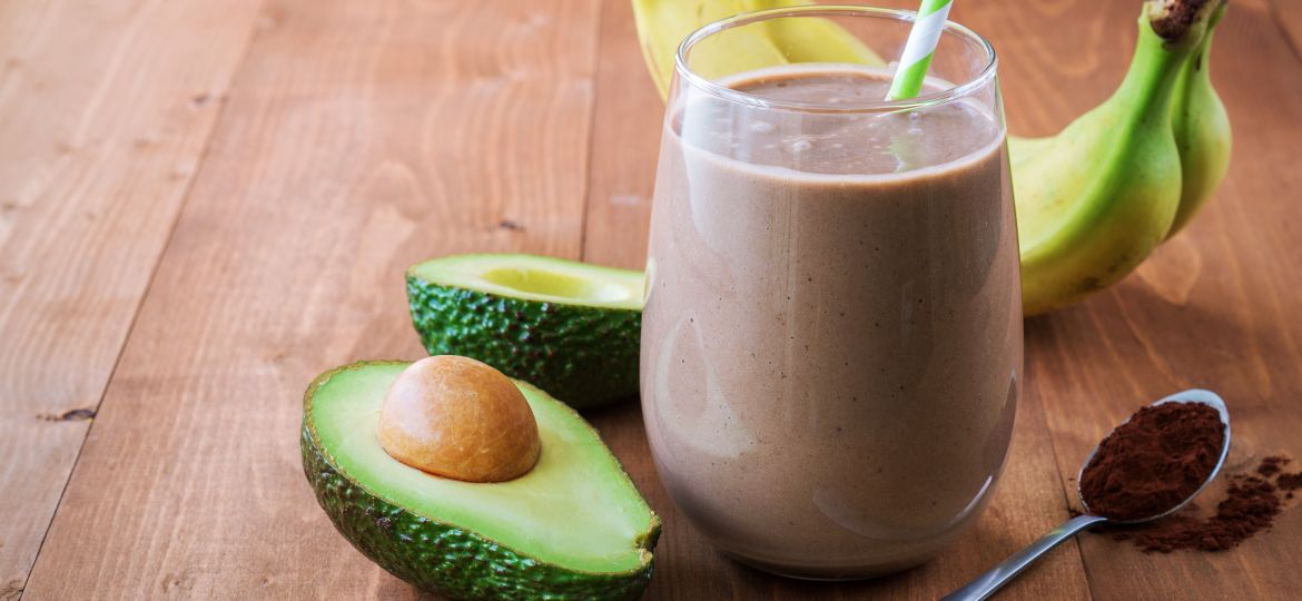 Wellbeing event ideas Healthy chocolate avocado banana smoothie