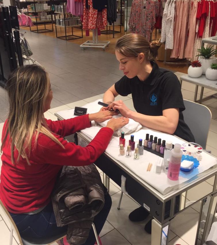 Manicures at Events for Next - Westfield