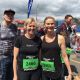 Charlotte and Stacey after their runs at the Great Donnington Run event