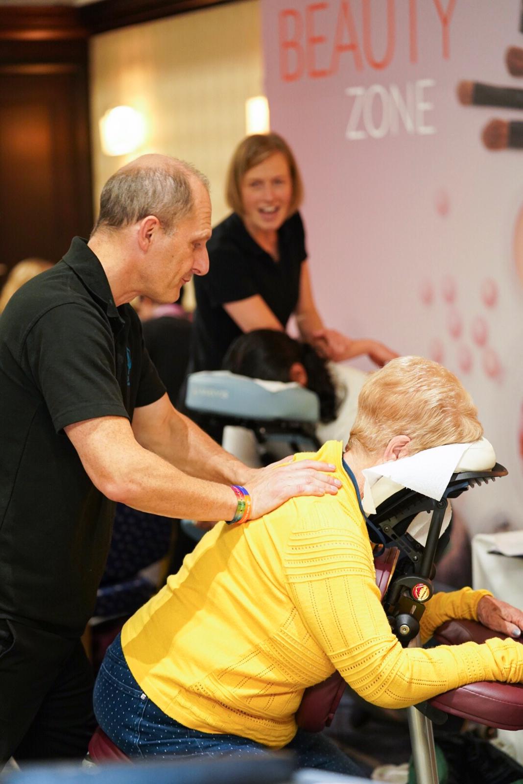 Seated Massage at Events Corporate Chair Massage