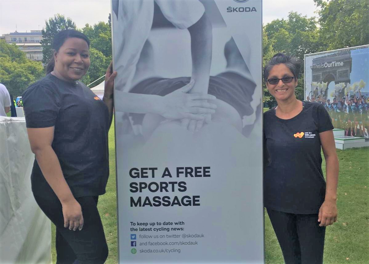 Mobile Sports Massage at Events On Site Massage Co
